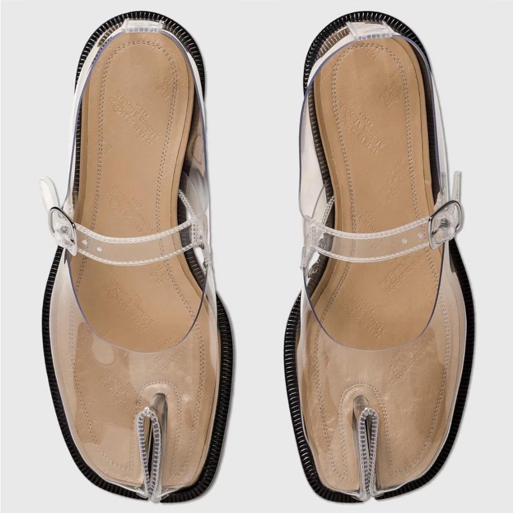 Maison Margiela PVC Clear Tabi Mary Jane’s